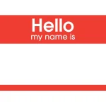 My Name Is Sticker Seti