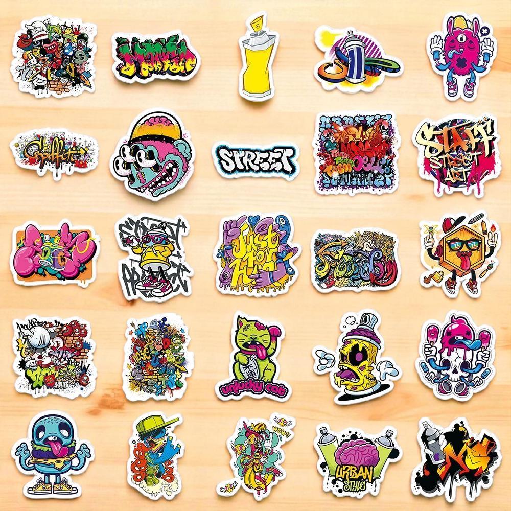 sitcker Graffiti Sticker Seti 50'li - Görsel 1